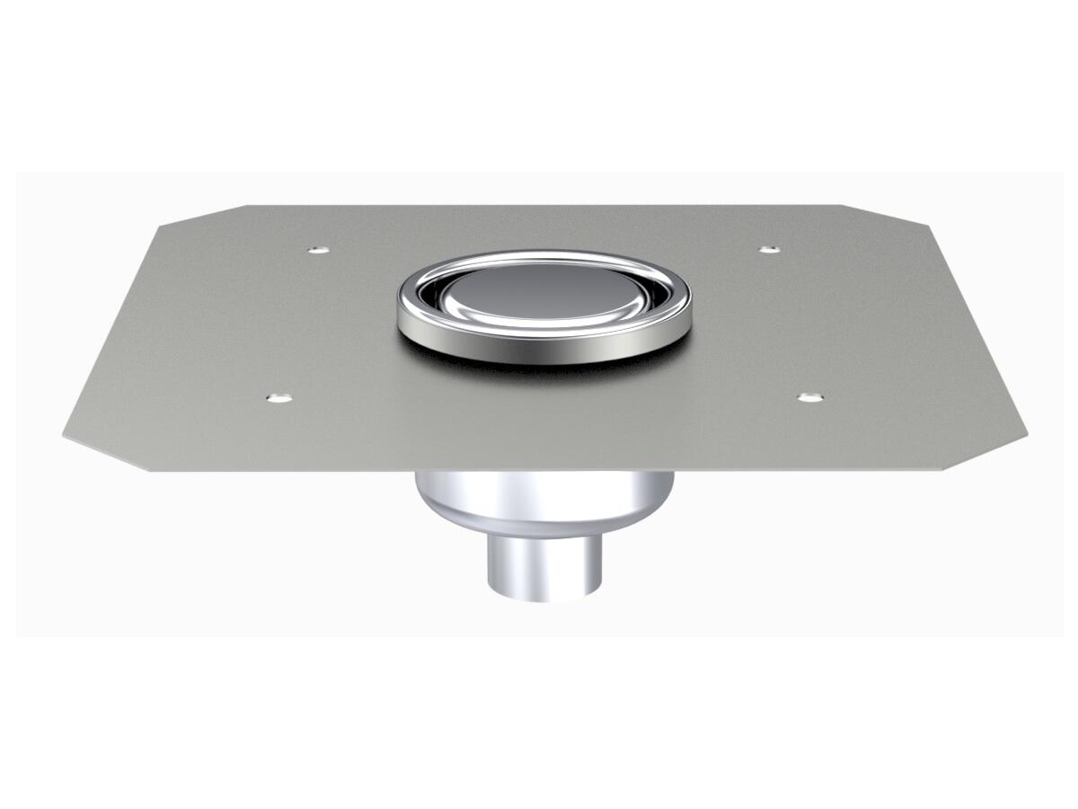 1040CFT - Round floor drain trap Ø100 mm with a vertical outlet 40 mm