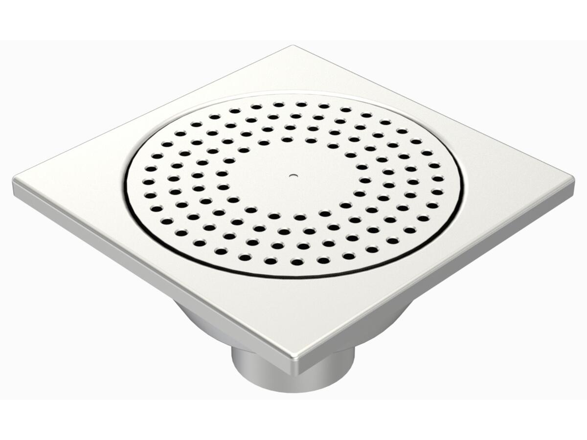 30100S - Siphon 300x300 sortie verticale 100 mm