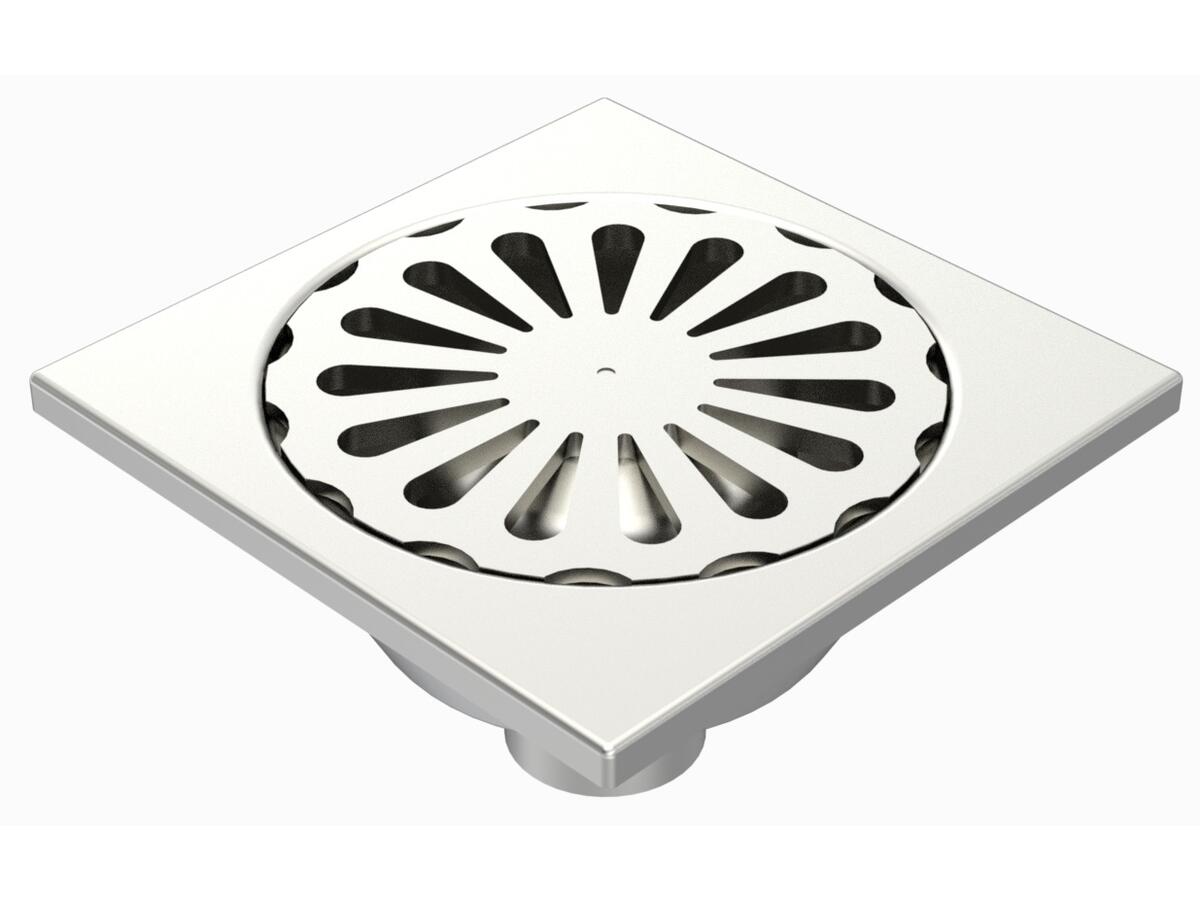 3080 - Siphon 300x300 sortie verticale 80 mm