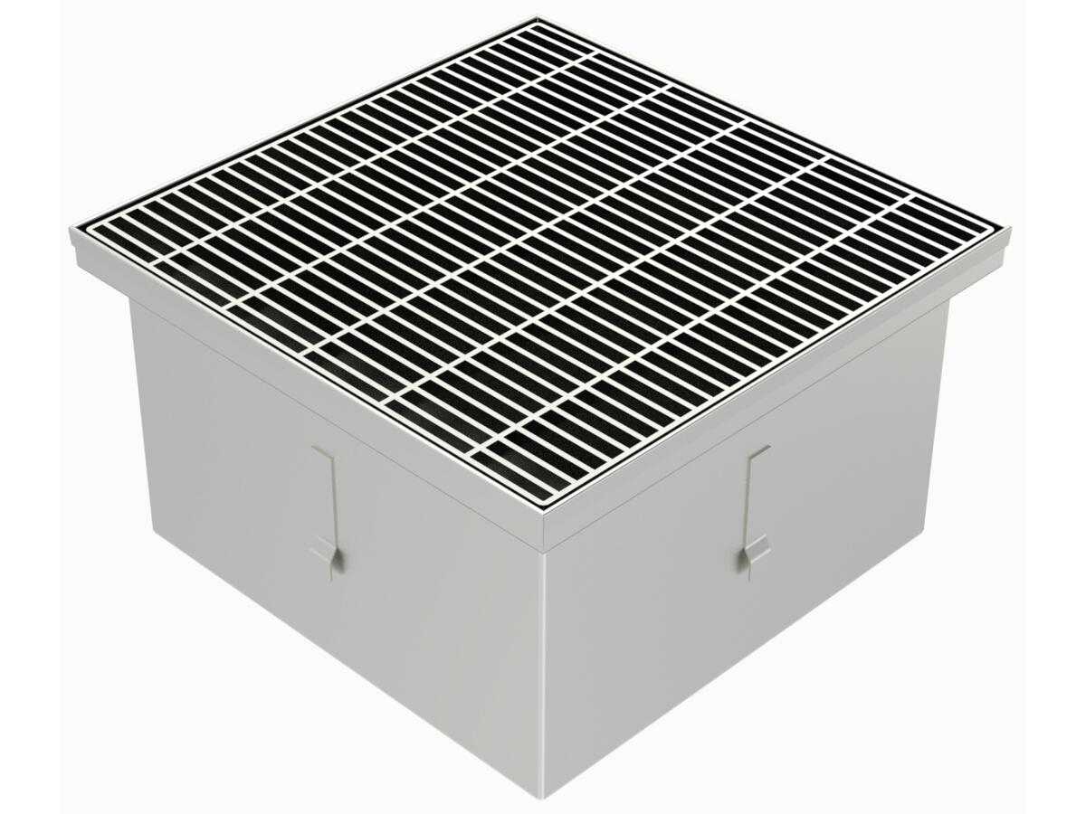 45200PCHB - Siphon 450x450 sortie verticale 200 mm