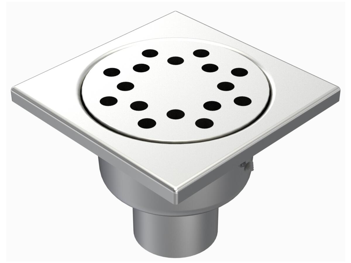 A2080R - Avaloir 200x200 sortie verticale 80 mm