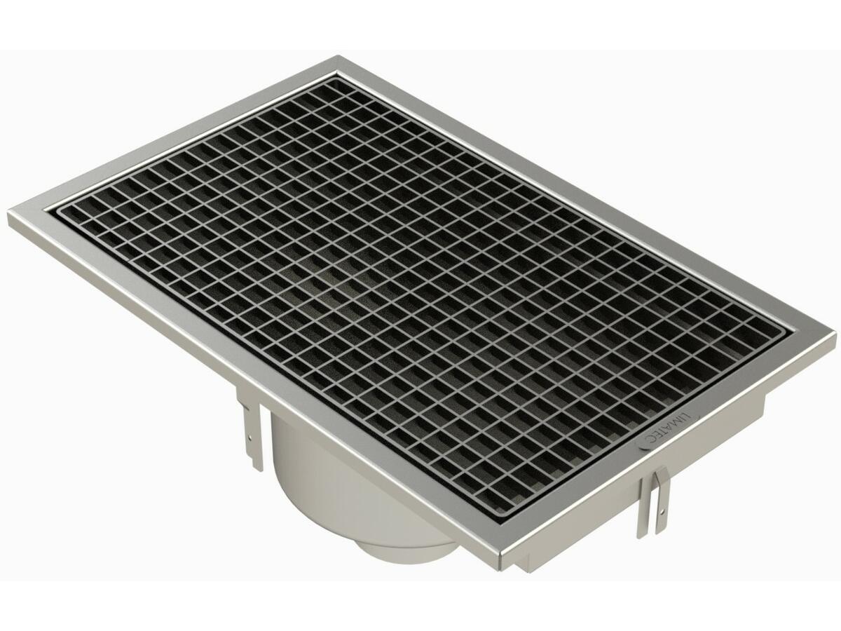 RV3.5C - Caniveau Rivière® 552x352 à sortie verticale 100 mm