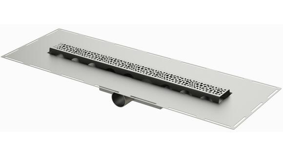 Rivage® drainage channel 600 mm with a side outlet flat version 50 mm