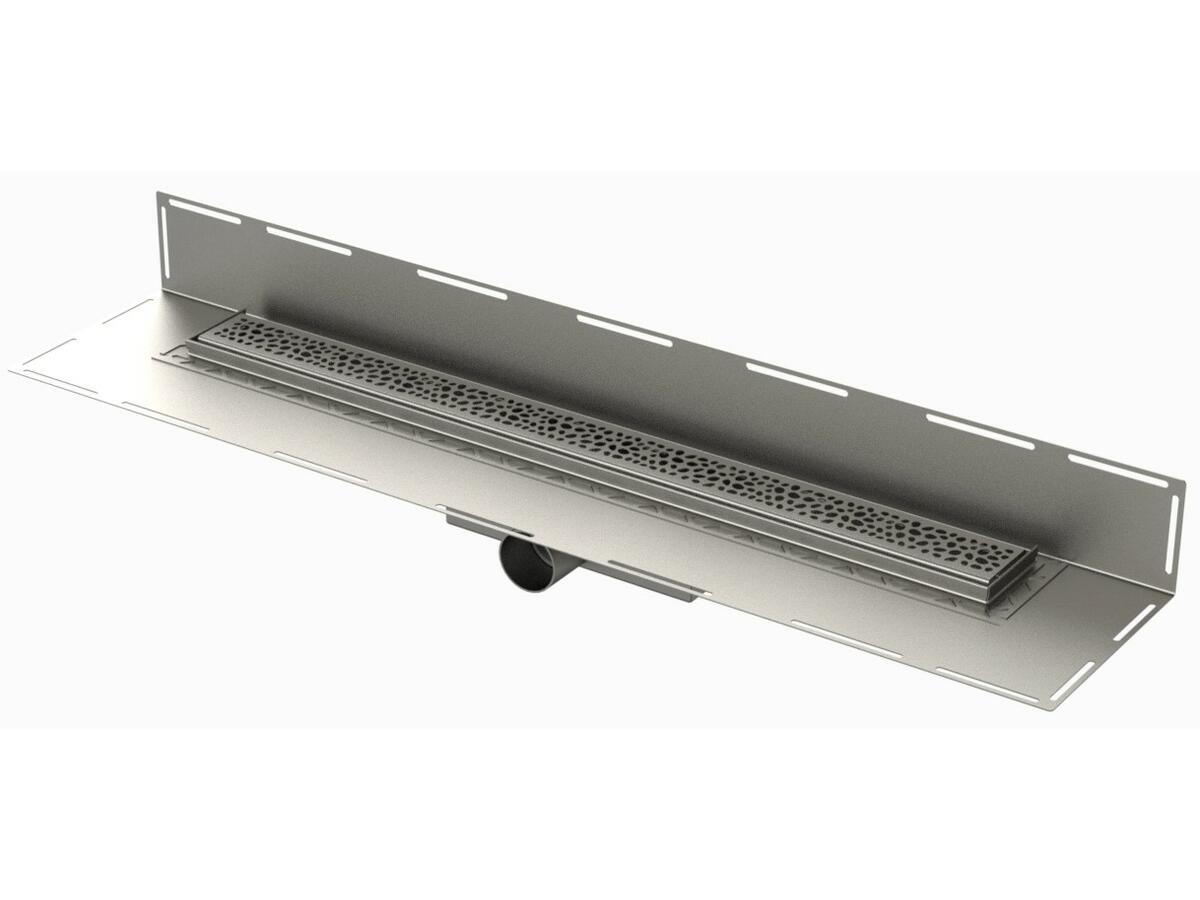 RG70M-PERLE - Caniveau Rivage® 700 mm version murale sortie latérale 50 mm