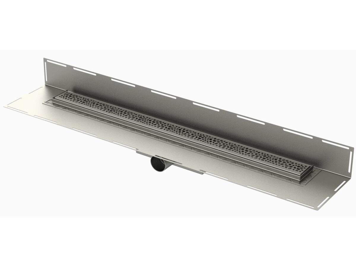 RG80M-PERLE - Caniveau Rivage® 800 mm version murale sortie latérale 50 mm