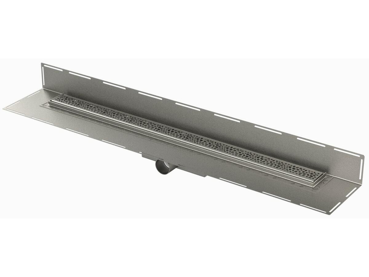 RG90M-PERLE - Caniveau Rivage® 900 mm version murale sortie latérale 50 mm