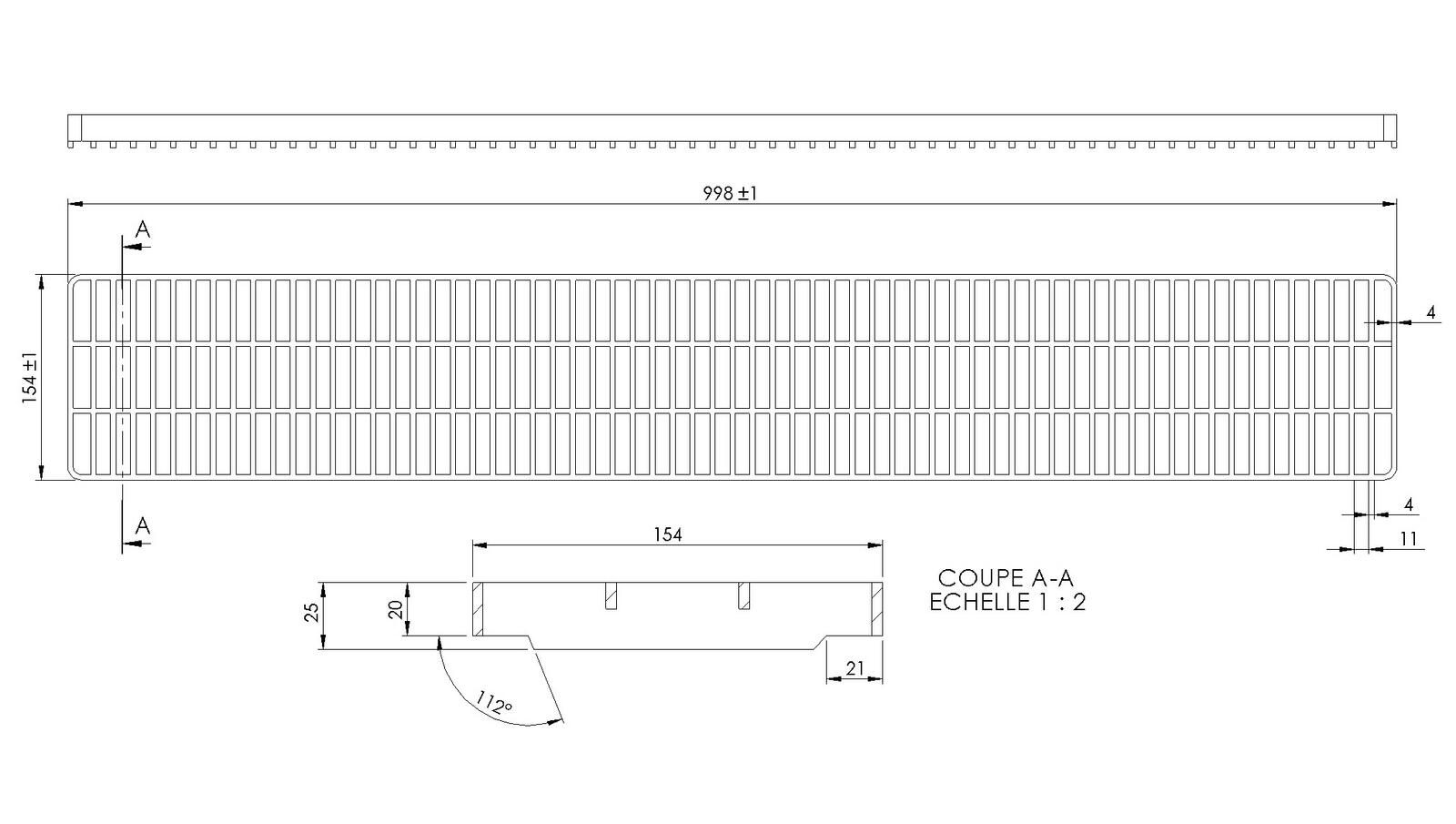 Schéma - CR200-B-D400 - Couverture 154x998 mm