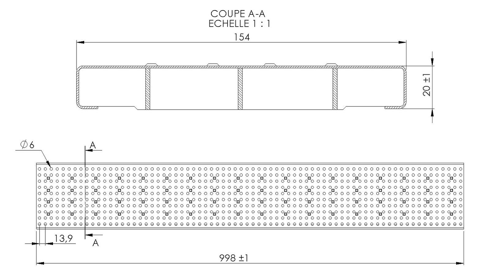 Schéma - CR200-T-A15 - Couverture 154x998 mm