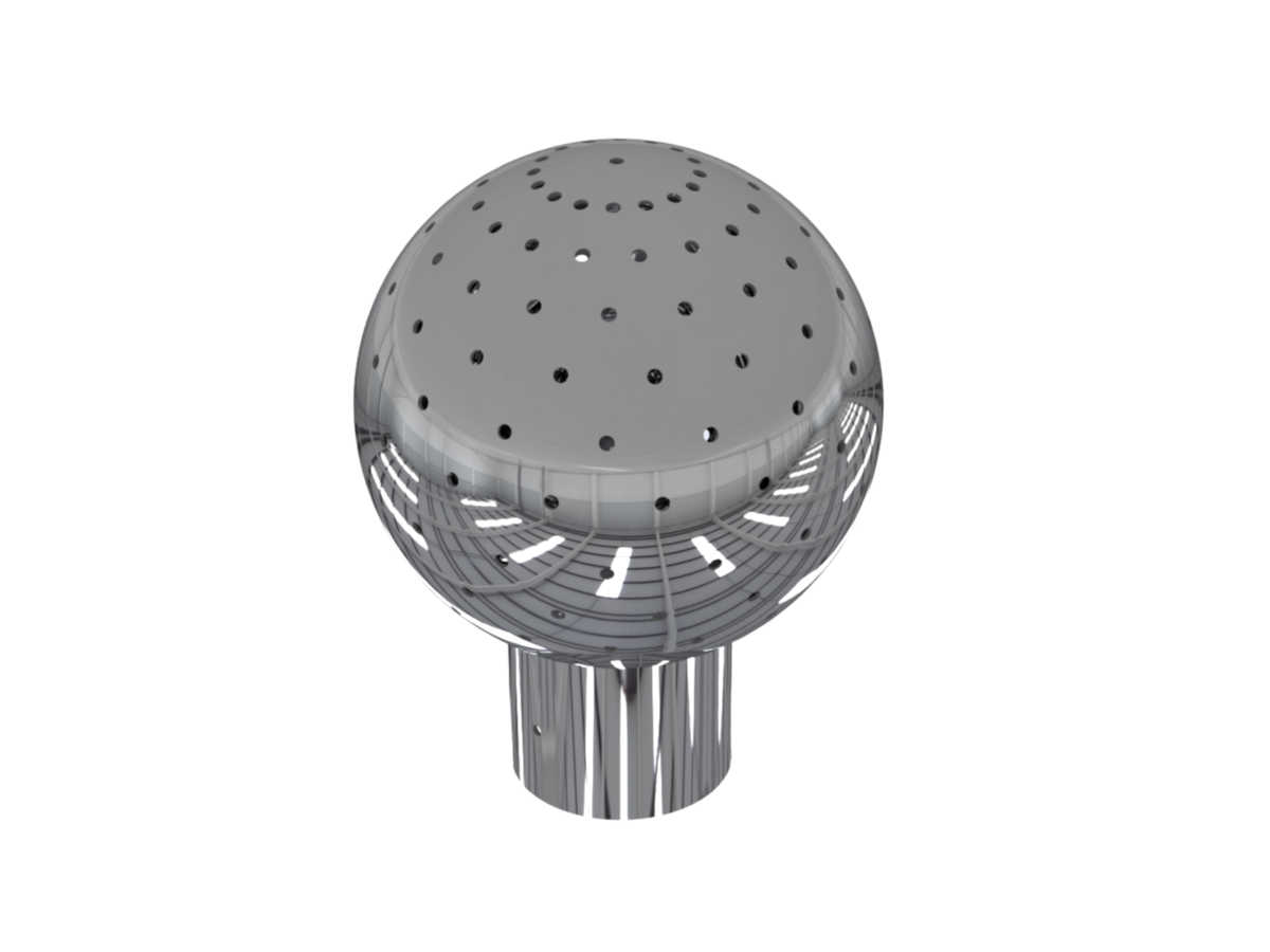 12AX - Ball model 12 Ø90 with connection 38.5x40.5 per pin 