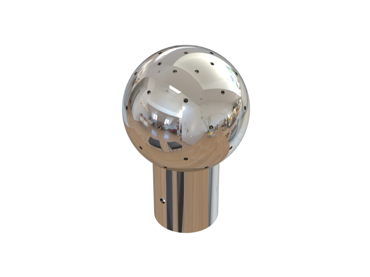 15AX - Ball model 15-16 Ø40 with 20x22 connection per pin 