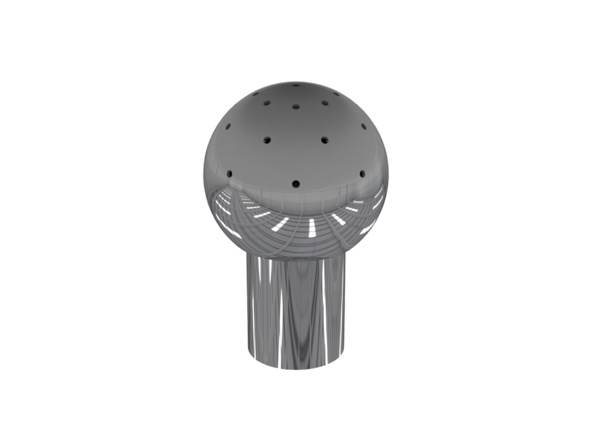 15CX - Boule modèle 15-16 Ø40 avec raccordement 20x22 par goupille 