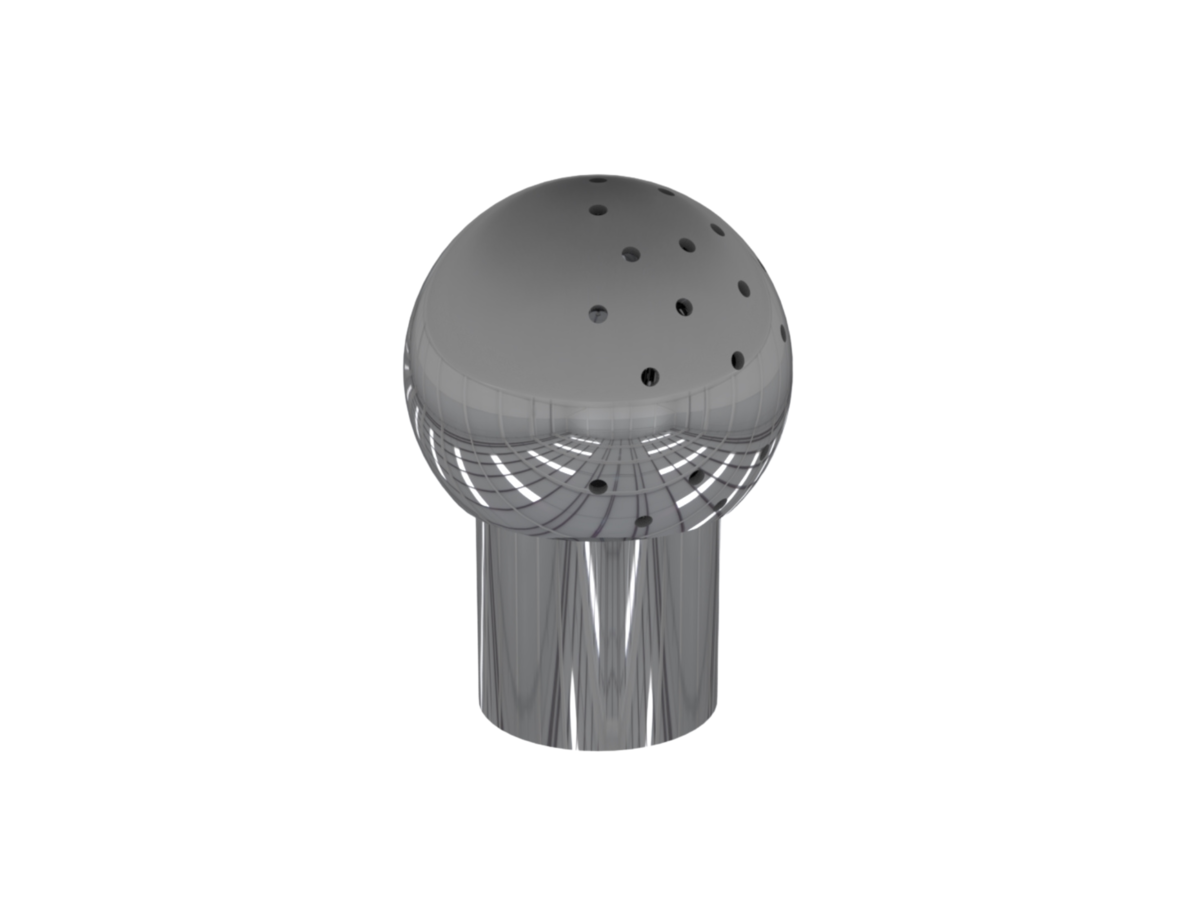 17DX - Boule modèle 17 Ø28 avec raccordement taraudé 1/4