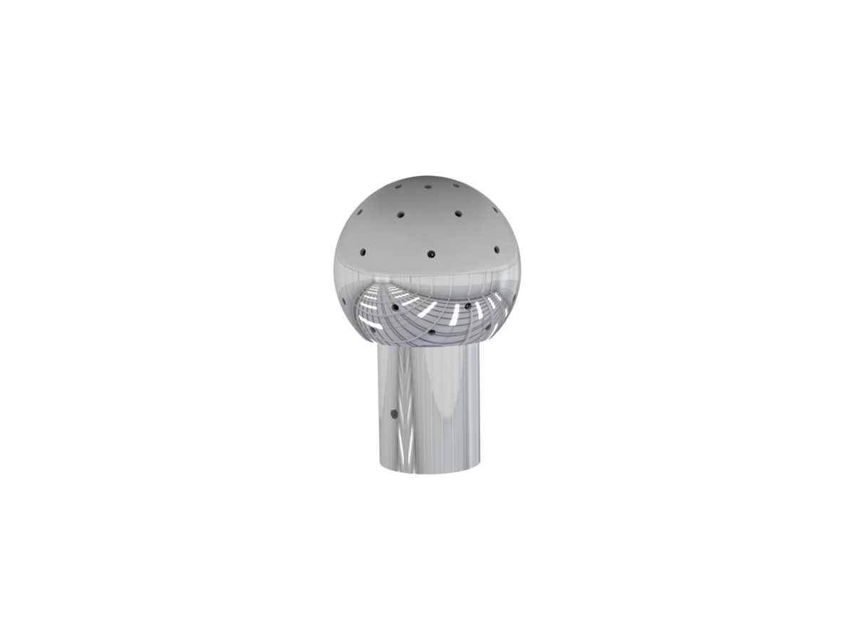 1AX1.6 - Boule modèle 1 Ø65 avec raccordement 26x28 par goupille 