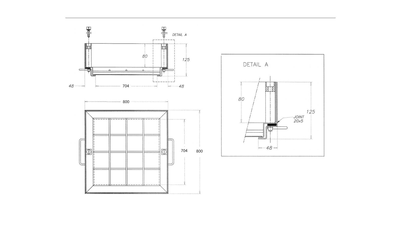 Schéma - TSGP80E - Tampon à paver 800x800 Schéma - TSGP80E - Tampon à paver 800x800