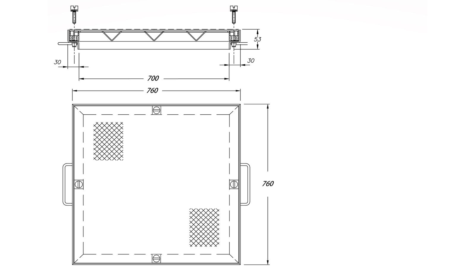 Schéma - TSAC70 - Access cover 760x760 Schéma - TSAC70 - Access cover 760x760
