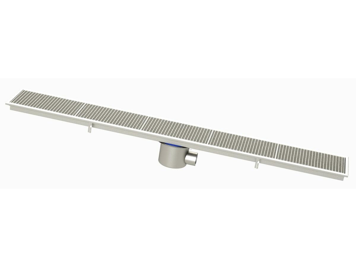 RVIL3.25C - Caniveau Rivière® 2555x352 à sortie latérale 100 mm