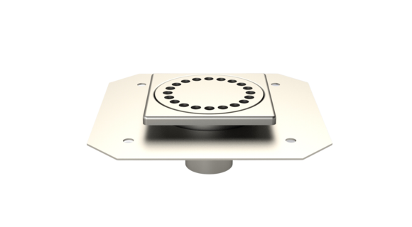 Siphon 100x100 sortie verticale 40 mm