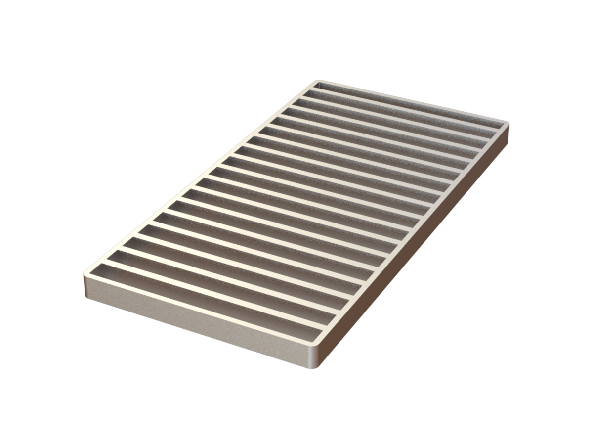 CR300-H-C250 - Floor drain trap cover 253x498 mm
