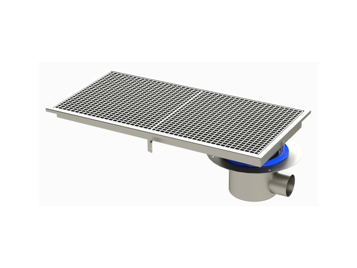 RVITL5.10 - Caniveau Rivière® 1052x532 à sortie latérale 100 mm