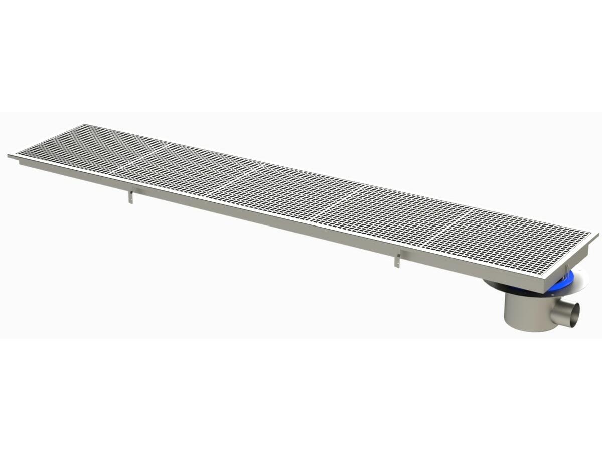 RVITL5.25 - Caniveau Rivière® 2555x532 à sortie latérale 100 mm