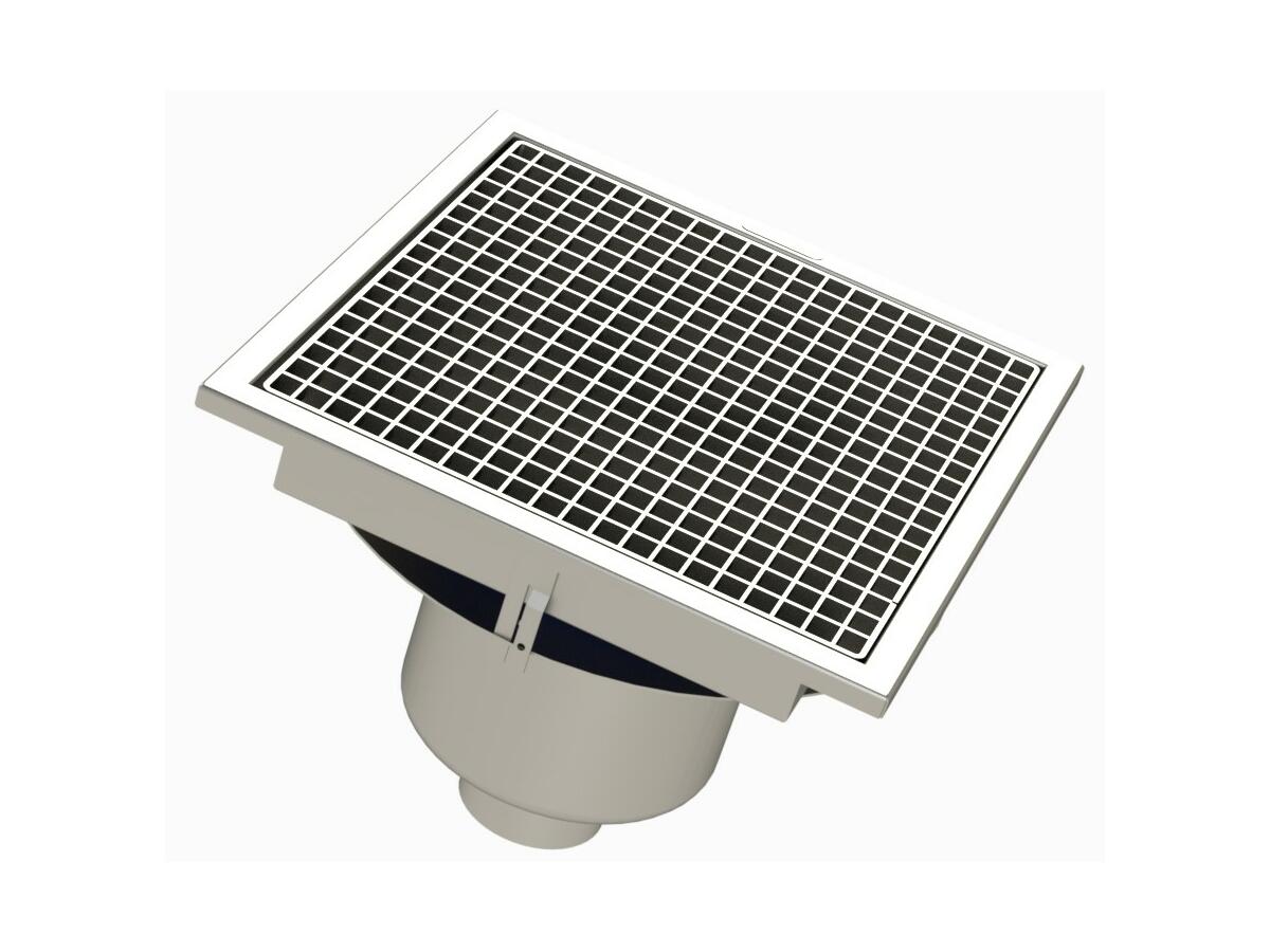 RVT4.4 - Caniveau Rivière® 452x432 à sortie verticale 100 mm