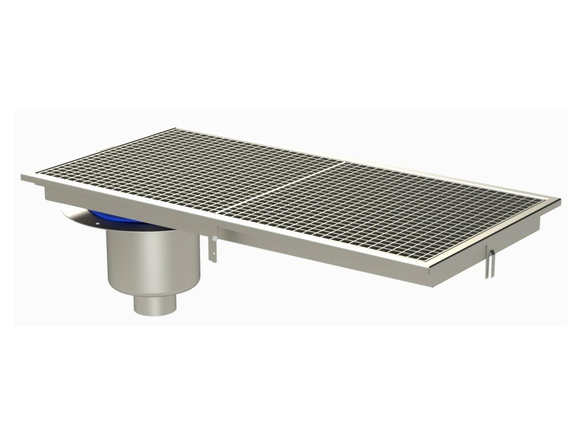 RVT5.10 - Caniveau Rivière® 1052x532 à sortie verticale 100 mm