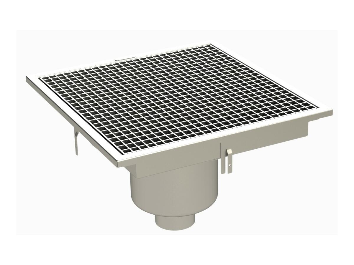 RVT5.5 - Caniveau Rivière® 552x532 à sortie verticale 100 mm