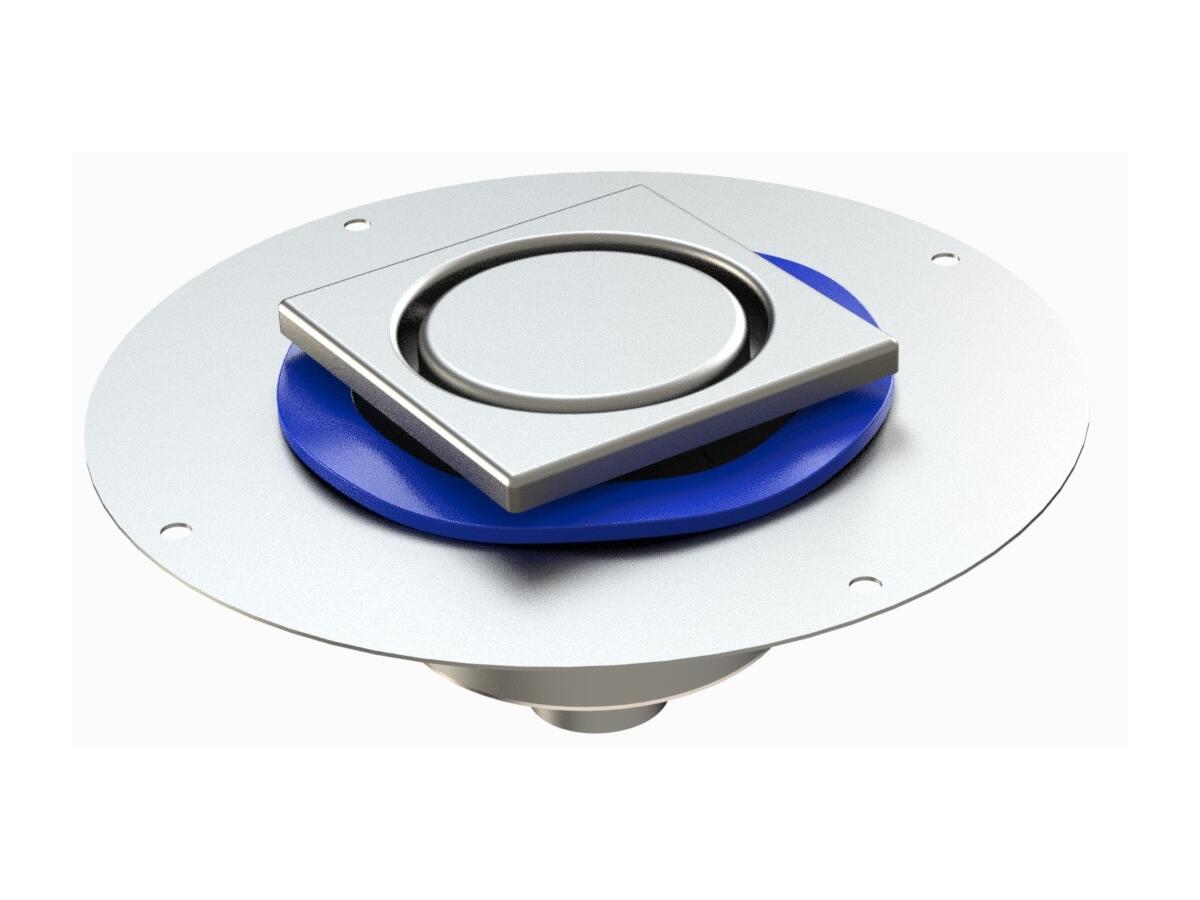 1550FT - Siphon 150x150 sortie verticale 50 mm