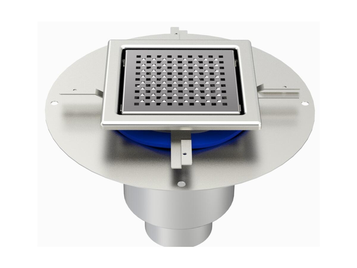 20100ITPS - Siphon 200x200 sortie verticale 100 mm